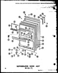 Diagram for 08 - Ref Door Assy 18 Cu. Ft.