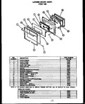 Diagram for 04 - Lower Door Assy. Fdo 180