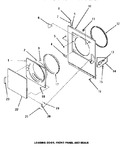 Diagram for 08 - Loading Door, Front Panel & Seals