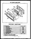 Diagram for 01 - Allblack Glass Door