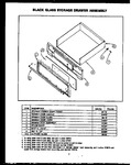 Diagram for 03 - Black Glass Storage Drawer Assy