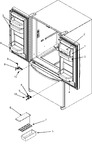 Diagram for 13 - Ref Dr Storage & Center Hinges