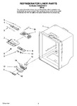 Diagram for 03 - Refrigerator Liner Parts