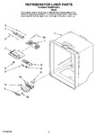 Diagram for 03 - Refrigerator Liner Parts