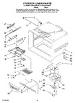 Diagram for 02 - Freezer Liner Parts