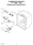 Diagram for 03 - Refrigerator Liner Parts