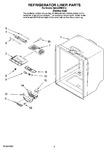 Diagram for 03 - Refrigerator Liner Parts