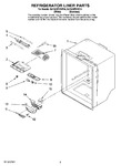 Diagram for 03 - Refrigerator Liner Parts