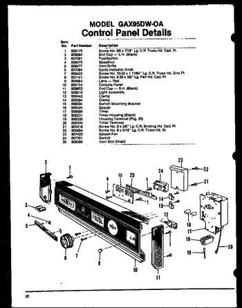 Diagram for GAX95DW (BOM: MN02)