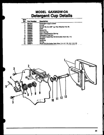 Diagram for GAX95DW (BOM: MN02)