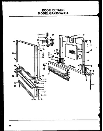 Diagram for GAX95DW (BOM: MN02)