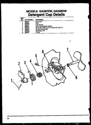 Diagram for GAX97DW (BOM: MN02)