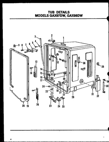 Diagram for GAX97DW (BOM: MN02)