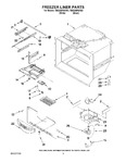 Diagram for 03 - Freezer Liner Parts