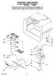 Diagram for 02 - Freezer Liner Parts