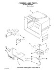 Diagram for 03 - Freezer Liner Parts