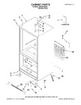 Diagram for 01 - Cabinet Parts