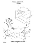 Diagram for 03 - Freezer Liner Parts