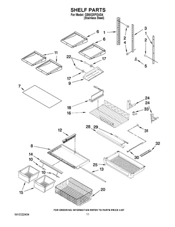 Diagram for GB6525PEAS4