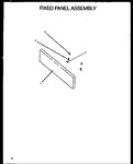 Diagram for 04 - Fixed Panel Assy