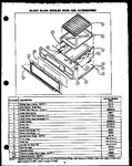 Diagram for 02 - Black Glass Broiler Door And Accessories