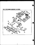 Diagram for 06 - Top And Top Burner Assy W/o Spark