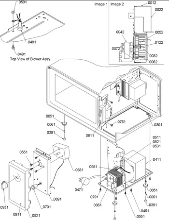 Diagram for GSAND8LW (BOM: P1186705M)