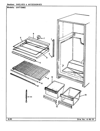 Diagram for GNT15M82 (BOM: CF03A)