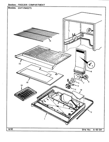 Diagram for GNT17M42 (BOM: BF36B)