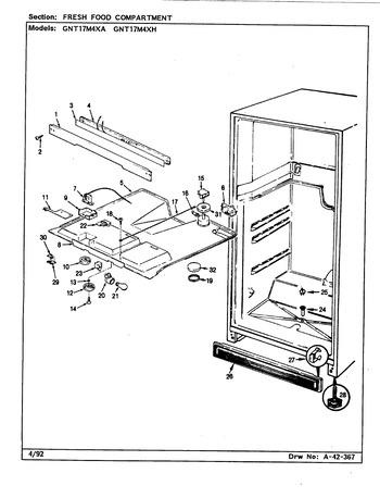 Diagram for GNT17M4XH (BOM: CF23A)