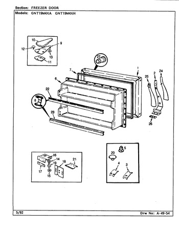 Diagram for GNT19M4XA (BOM: CL62A)