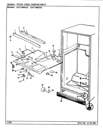 Diagram for GNT19M4XA (BOM: CL62A)