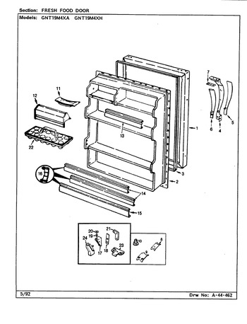 Diagram for GNT19M4XA (BOM: CL62A)