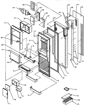 Diagram for GRI2001W (BOM: P1168202W W)