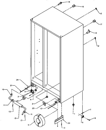 Diagram for GRI2001W (BOM: P1168202W W)