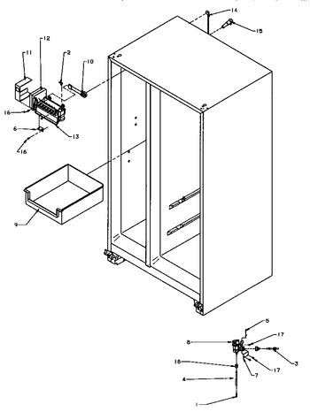 Diagram for GRI2001W (BOM: P1168202W W)