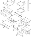 Diagram for 12 - Shelves & Accessories