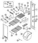 Diagram for 01 - Freezer Compartment