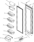 Diagram for 15 - Refrigerator Door