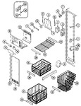 Diagram for 01 - Freezer Compartment