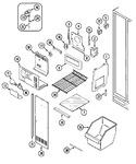 Diagram for 01 - Freezer Compartment