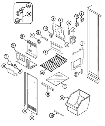 Diagram for GS24X8D3V (BOM: DP83A)