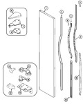 Diagram for 05 - Freezer Outer Door (jcb2388drb/q/w)