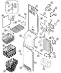 Diagram for 04 - Freezer Compartment (bisque)