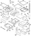 Diagram for 11 - Shelves & Accessories (bisque)