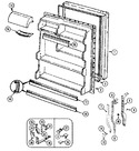 Diagram for 03 - Fresh Food Door