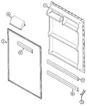 Diagram for 05 - Fresh Food Inner Door