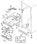 Diagram for 04 - Fresh Food Compartment