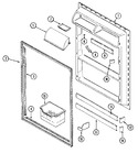 Diagram for 05 - Fresh Food Inner Door