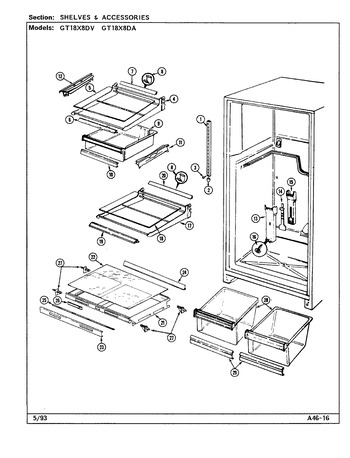 Diagram for GT18X8DA (BOM: DC45A)